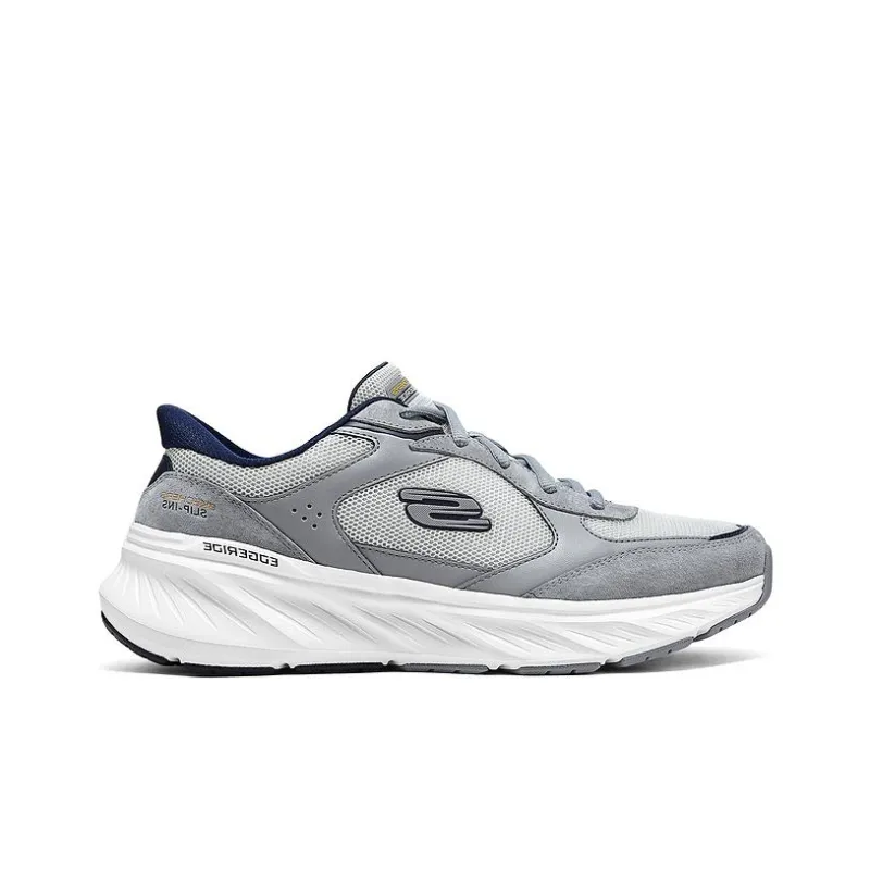 Skechers SPORT MENS Wear resistant And Lightweight Low Top Casual Shoes Men's Gray-1