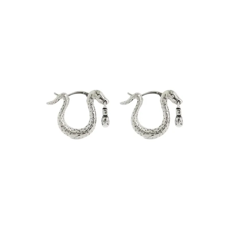 Vivienne Westwood Brass Earrings Women's Silver-2