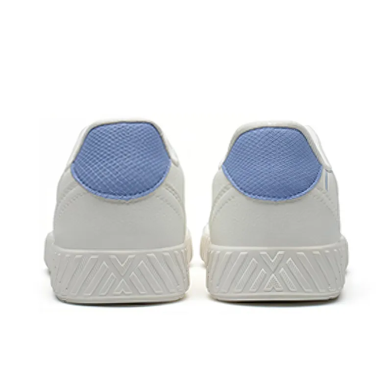 XTEP Fashion Collection Anti Slip And Wear Resistant Lightweight Low Top Skateboard Shoes Women's White Purple-1