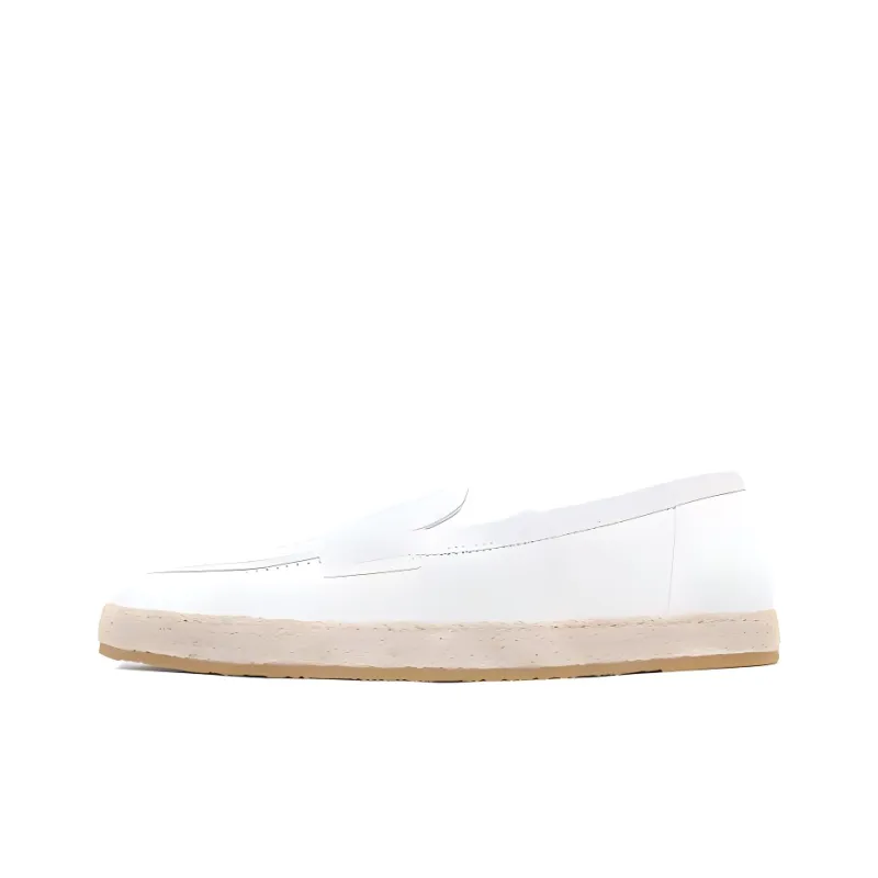 Brunello Cucinelli Espadou Loafers Men's White-2