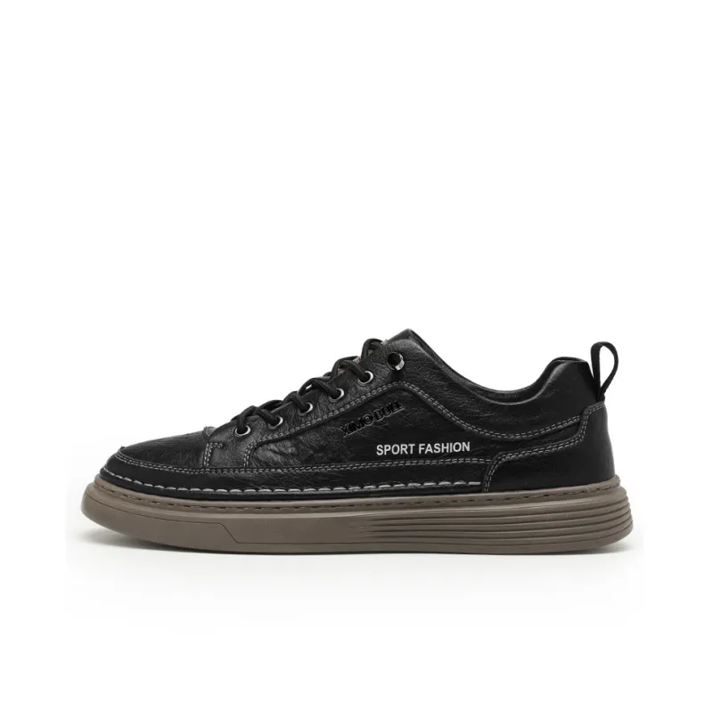 XIMO BULL Abrasion-Resistant Slip-Resistant Low-Top Skateboard Shoes Men's-0