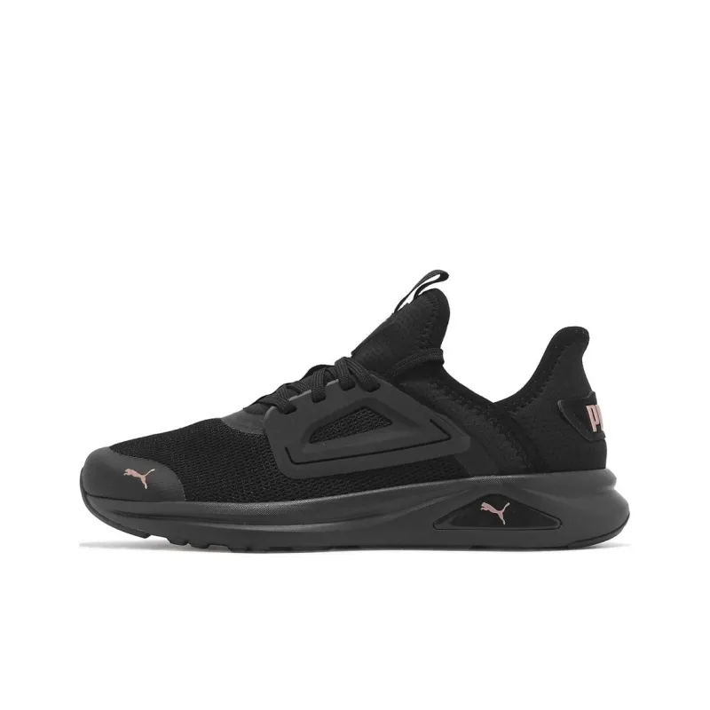 PUMA Anti Slip Wear Resistant Low Top Casual Running Shoes Unisex Black-0