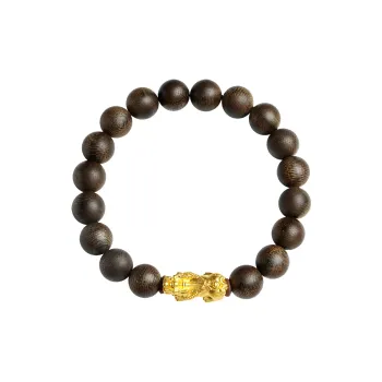 Moon Seal Hundred Rivers Agarwood Bracelets Unisex