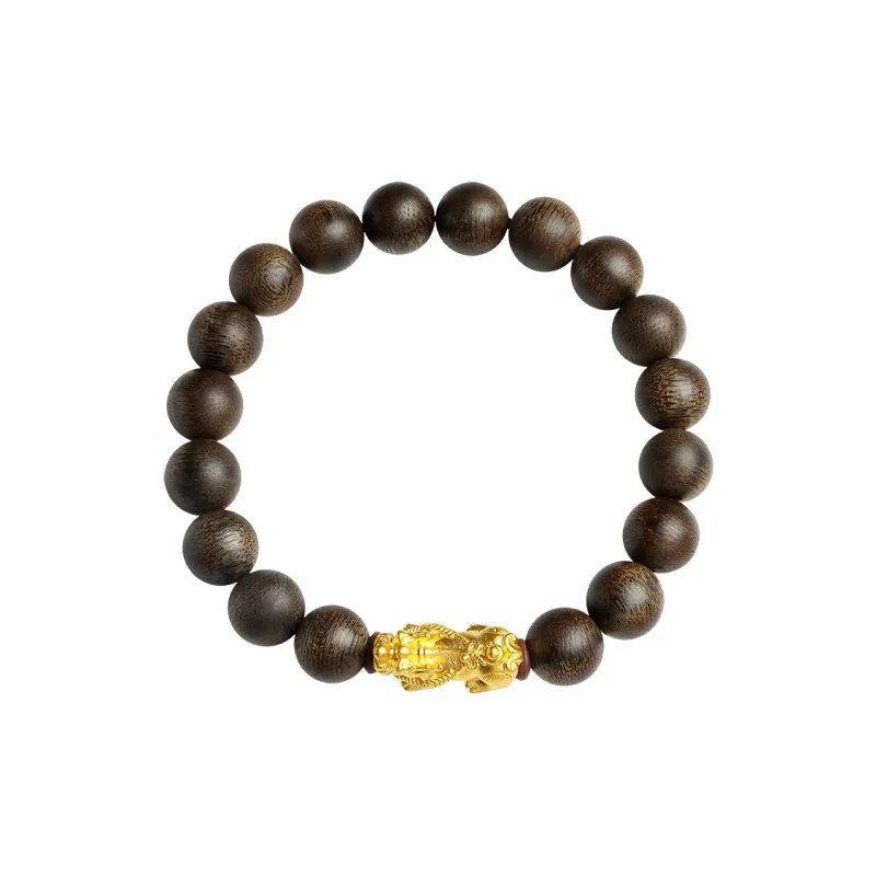 Moon Seal Hundred Rivers Agarwood Bracelets Unisex-0