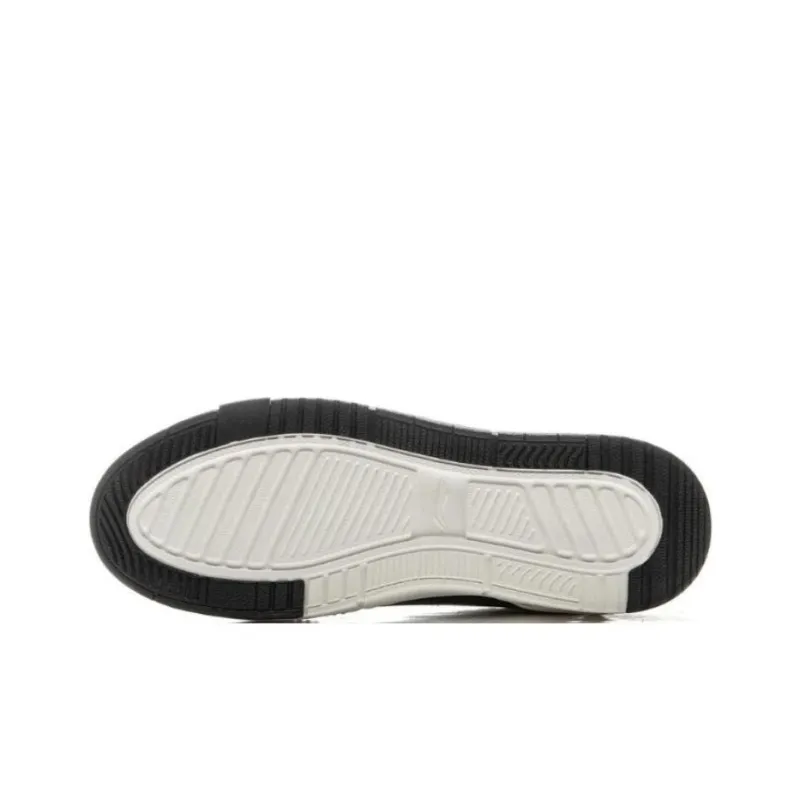 LiNing Common 80s Anti-Slip Wear-Resistant Low-Top Skateboard Shoes Men's White Black-4