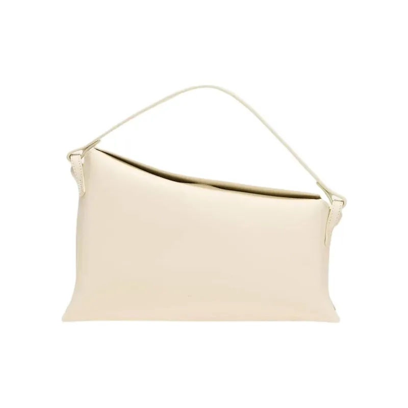 AESTHER EKME Leather Handbag Mini Women's Cream-0