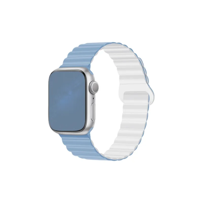 Craftsman Apple Compatibility Watch Band Compatibility Apple Watch Series 10, IWatch 10/9/8 Strap Silicone Material-24
