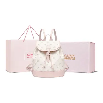 FAIRWHALE Synthetic Leather Sweet Style Refreshing Good Looking Backpack Women's Cherry Blossom Pink