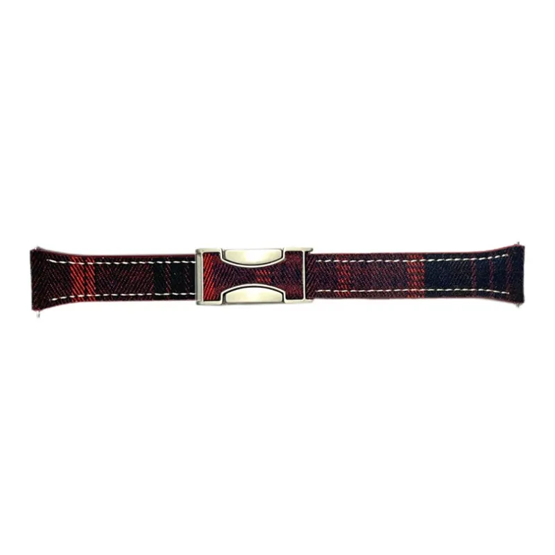ZHENGGUANG Watch Band Huawei Compatibility Plaid Woolen Material-22