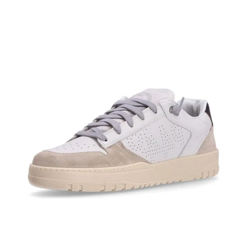 P448 Low Top Skateboard Shoes Men's White Brown-1