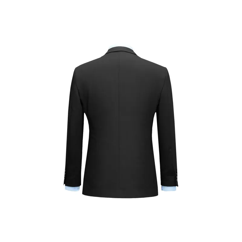 HLA Business Suits Men Black 08 Suit+Suit Pants-1