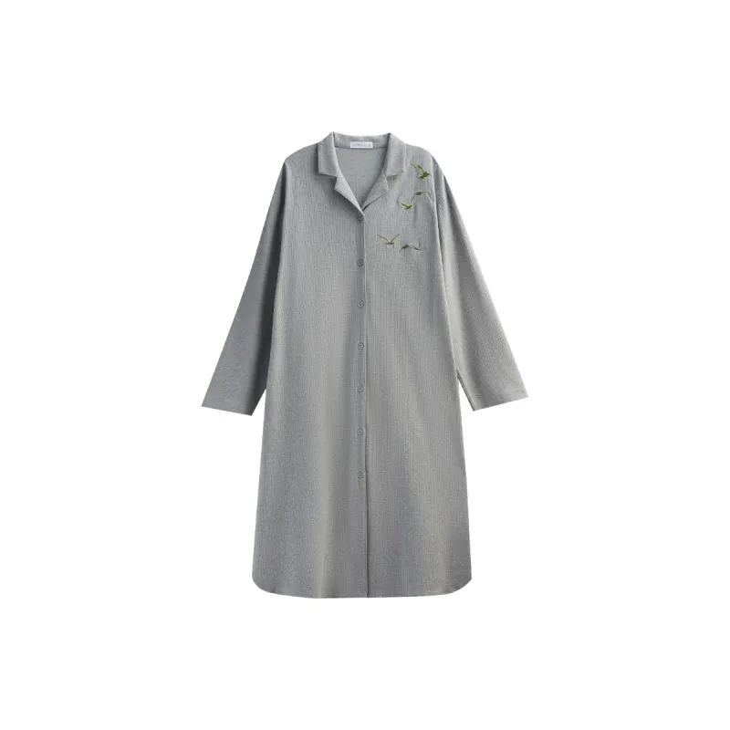 Same Language Nightgown Women's Cloud Gray-0