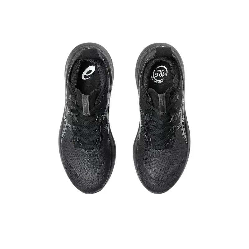 Asics Anti-Slip And Wear-Resistant Lightweight Low-Top Running Shoes Men's Black 2E-Width-3