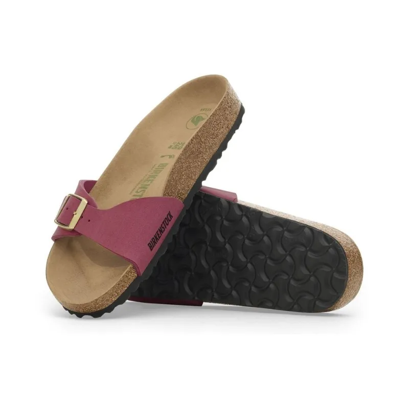 Birkenstock Madrid EVA Abrasion Resistant Slide Slippers Women's Burgundy Regular-4