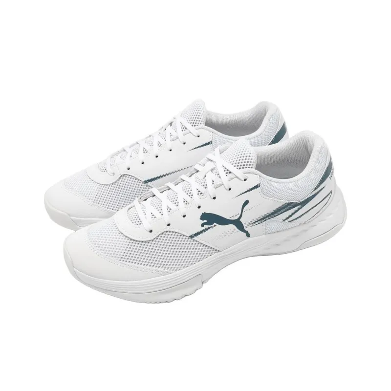 PUMA Varion 2 Anti Slip And Wear Resistant Breathable Low Top Training Shoes Unisex White Blue-3
