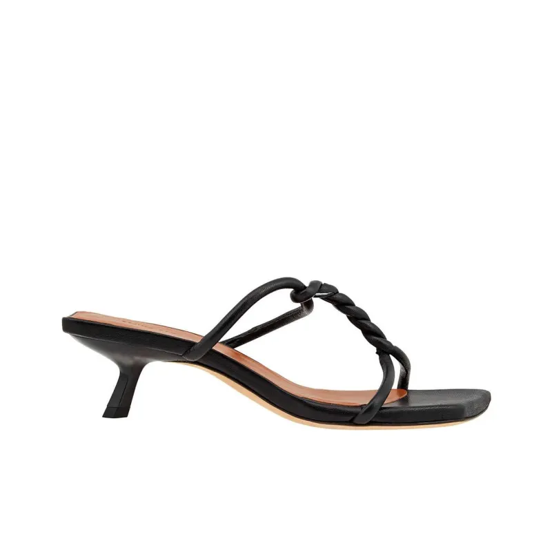 REJINA PYO Slide Slippers Women's Black-1
