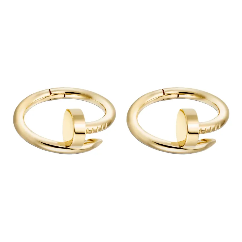CARTIER 18K Cufflinks Unisex Gold-1