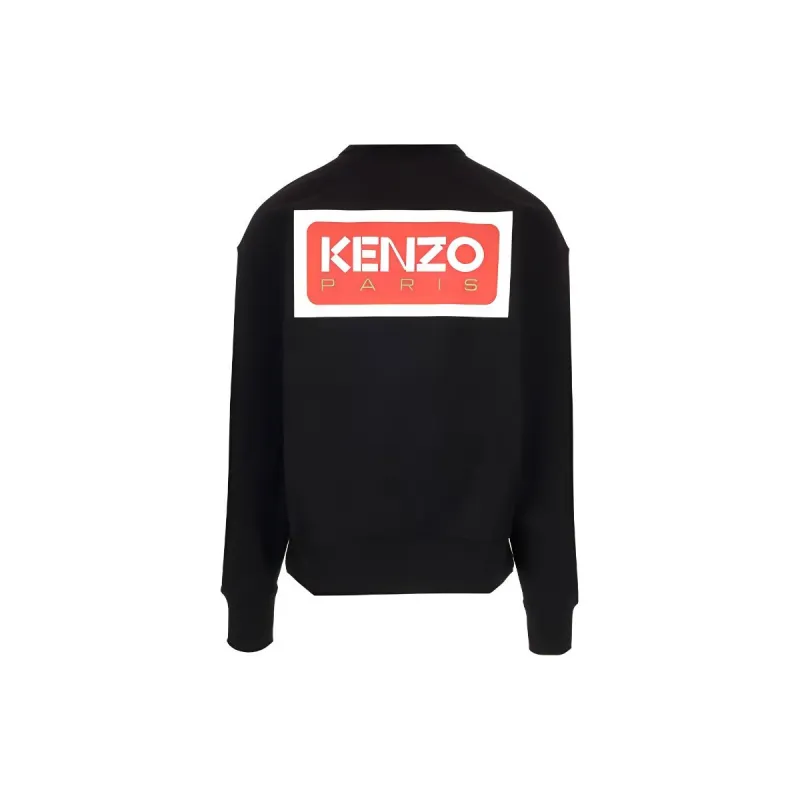 KENZO Logo Patch Crewneck Sweatshirt-1