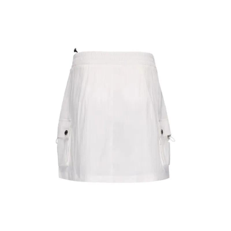 GIMING Casual Short Skirts Women's White-1