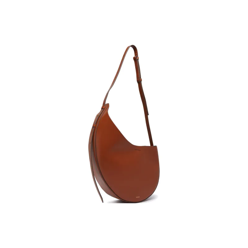 SOEUR Cow Leather Shoulder Bag Women's Natural-1
