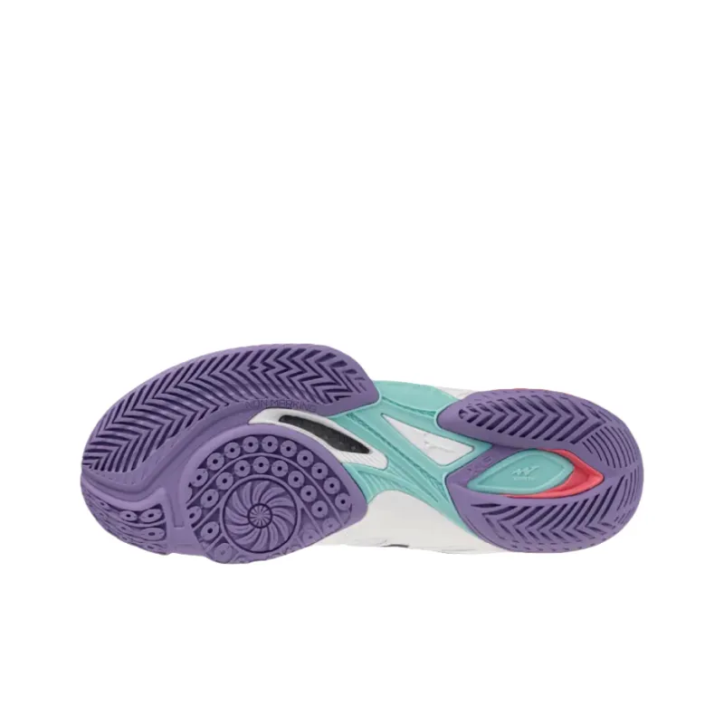 Mizuno Wave Claw El 2 Wide 'Violet Indigo Camellia Rose' Women's-1