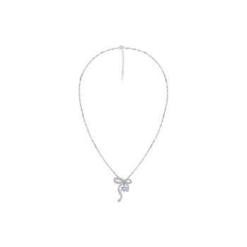 Masw 925 Sterling Silver Necklaces Women's Blue