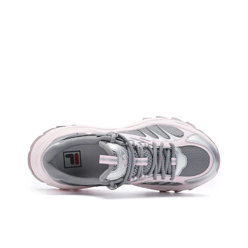 FILA SOFIA 4 Slip Resistant Low Top Casual Shoes Women's Gray Pink-1
