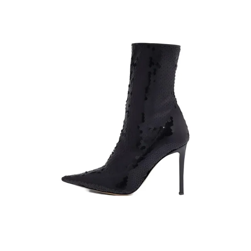 Alexandre Vauthier 100mm Sequin embellished Boots Women's-0