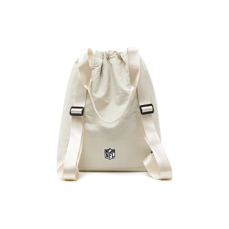 NFL Fabric Backpack Laptop Backpack Unisex Ecru-3