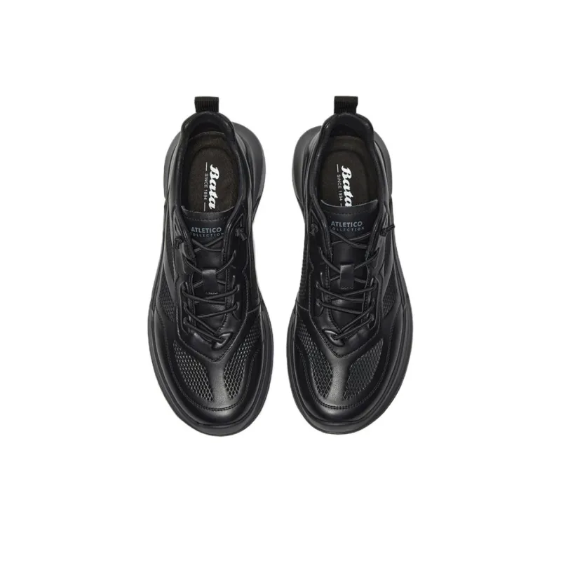BATA Low Top Casual Shoes Men's Black-2