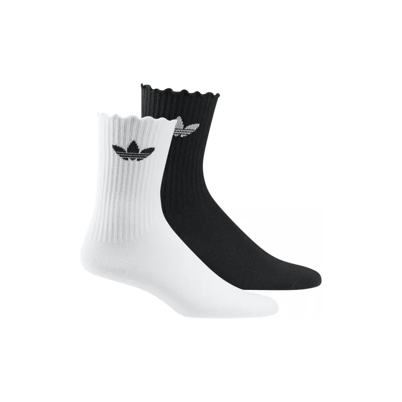 Adidas Originals Mid Calf Socks Women's 2 Pack-1
