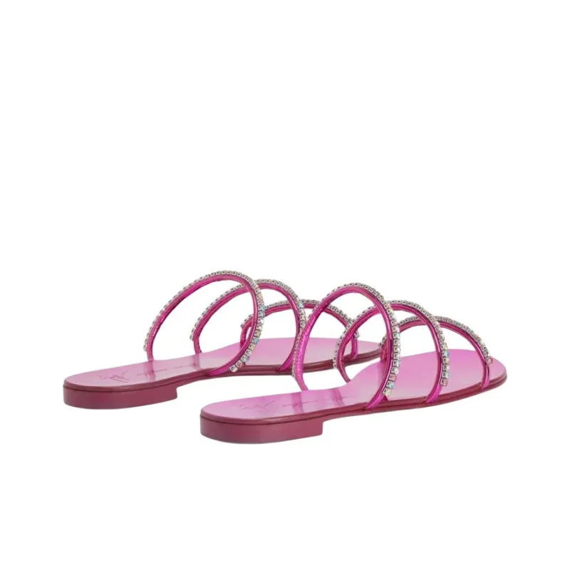 Giuseppe Zanotti/GZ Slide Slippers Women's Pink-3