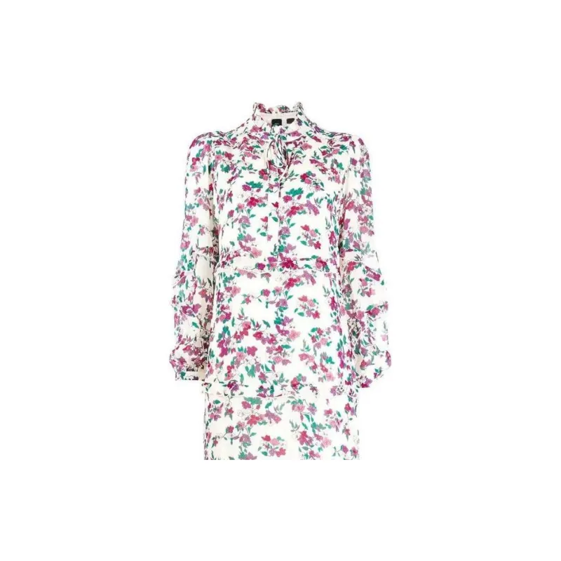PINKO FW22 Long Sleeved Dresses Women's Multicolor-5