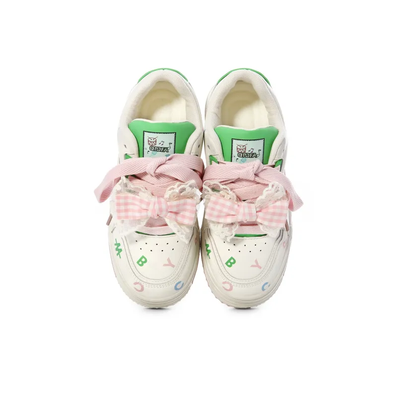 Lovely You Lightweight Wear-Resistant And Slip-Resistant Low-Top Skateboard Shoes Women's-3