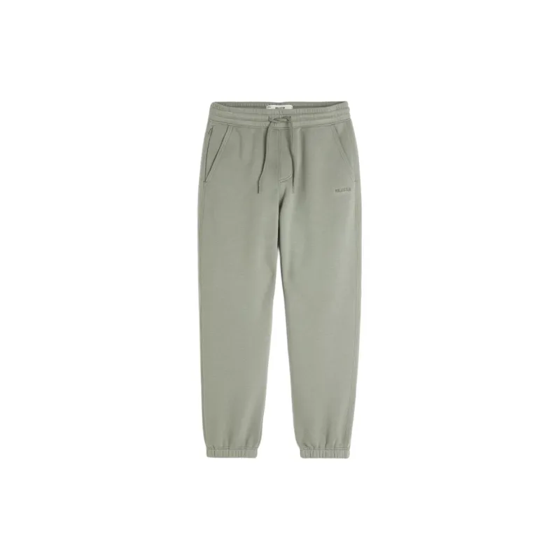 Hollister Knitted Sports Pants Men's Dark Green-0
