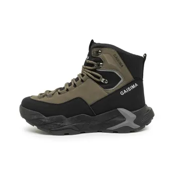 Bull charm Casual Shoes Men High Top Black Green/Black Yellow/Beige