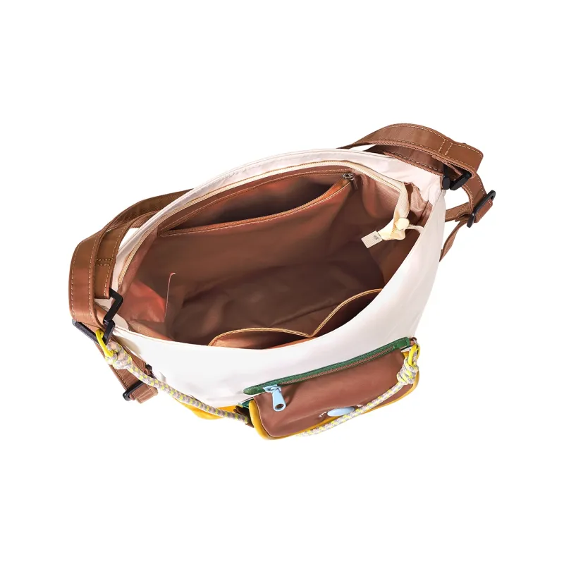 Miffy Fabric Backpack Shoulder Bag Regular Women's Khaki/Ecru-5