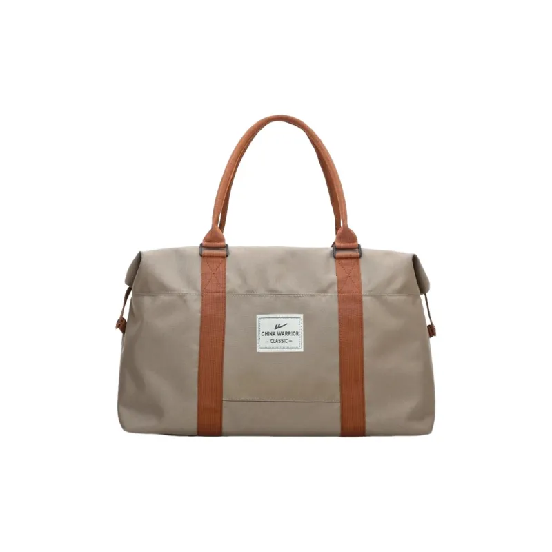 Warrior Oxford Travel Bag Unisex Black/Khaki-4