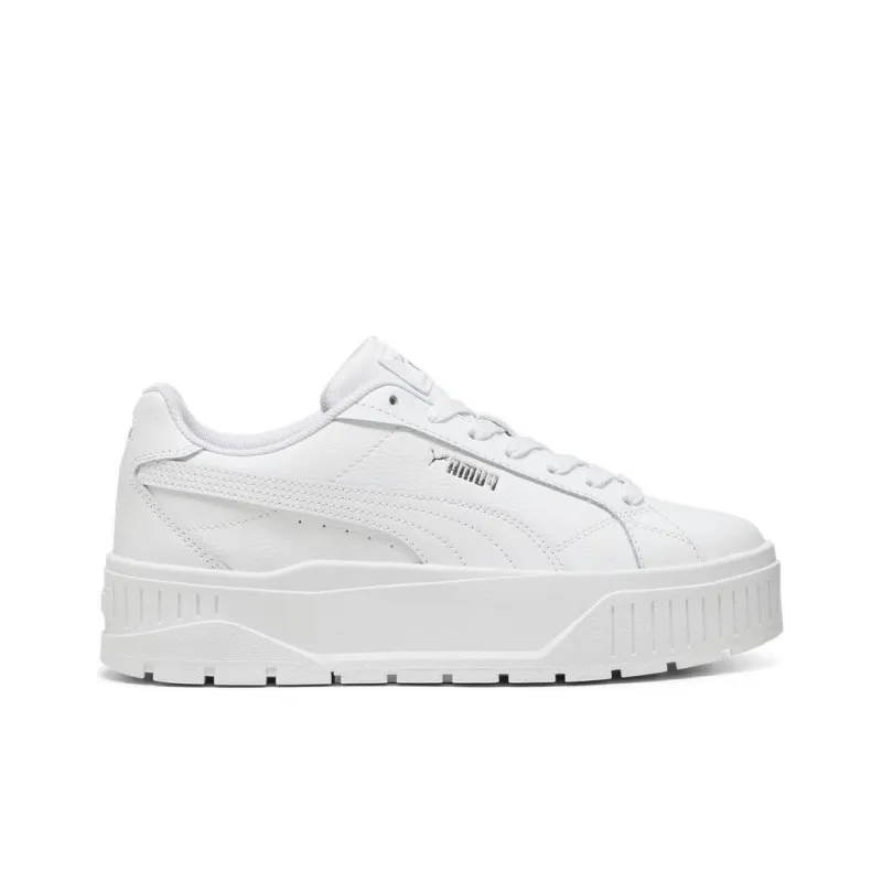 PUMA Karmen II Wear resistant And Lightweight Low Top Skateboard Shoes Women's White-1