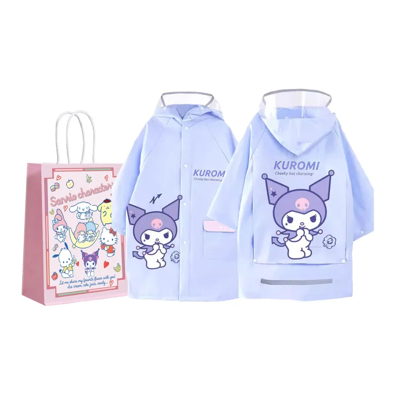 Sanrio Raincoat With Backpack Style-4