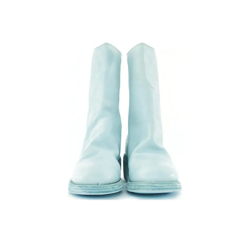 GUIDI Ankle Boots Women's Light Blue-3