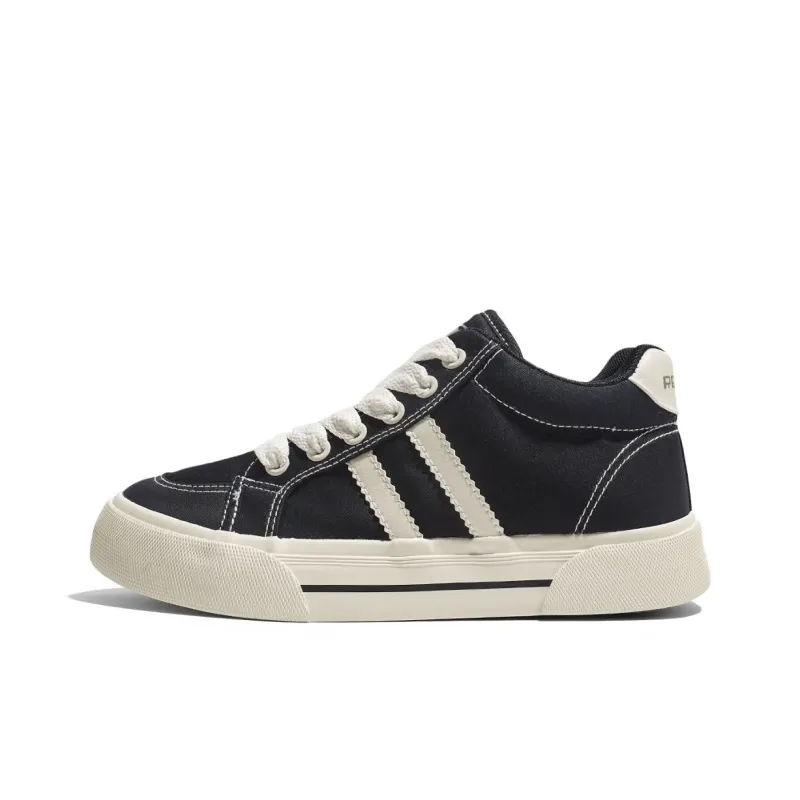 RENBEN Warm Slip-Resistant Mid-Top Skateboard Shoes Women's-0