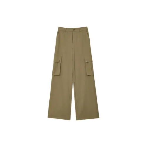 Orange Desire Cargo Pants Women's Khaki