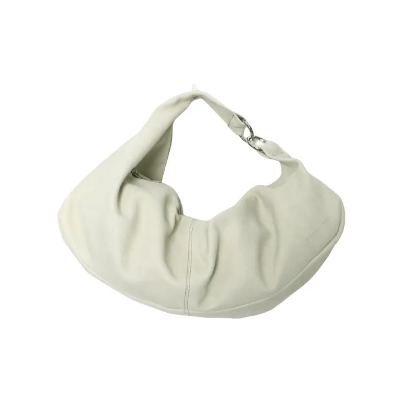 Paloma-wool Leather Shoulder Bag Women's Beige-1