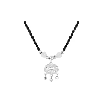 YASHENGZHUBAO 999 Fine Silver Necklaces Women's