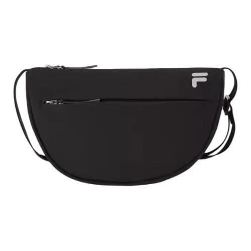 FILA FUSION Fabric Shoulder Bag Mini Unisex Black