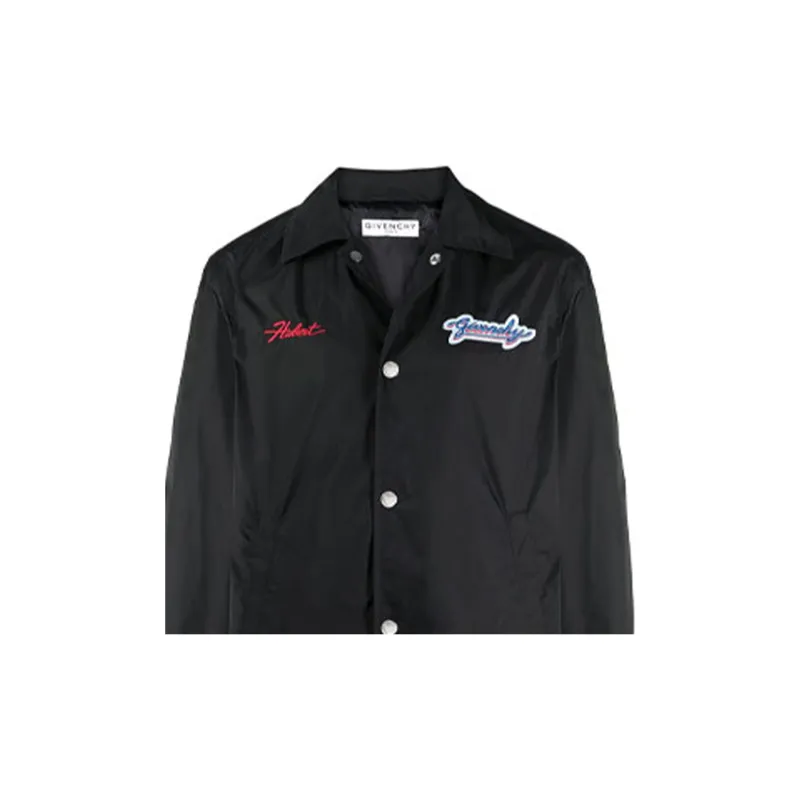 Givenchy Motel Embroidered Windbreaker With Patch-4