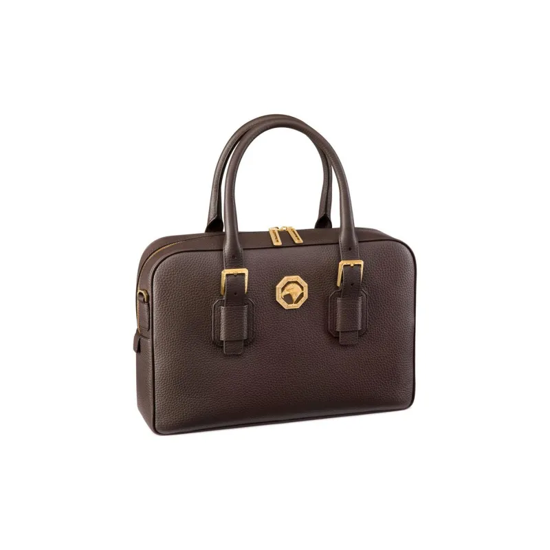 STEFANO RICCI Calfskin Briefcases Men's Russet-2