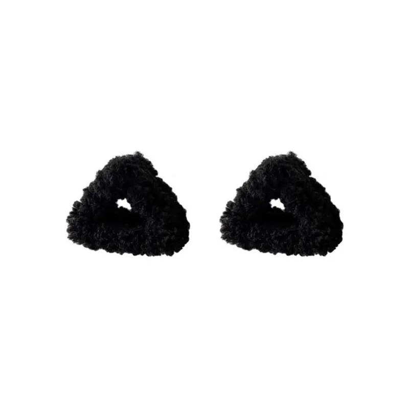 MIDNIGHT MOMENT Plush Hair Clips Women's-5