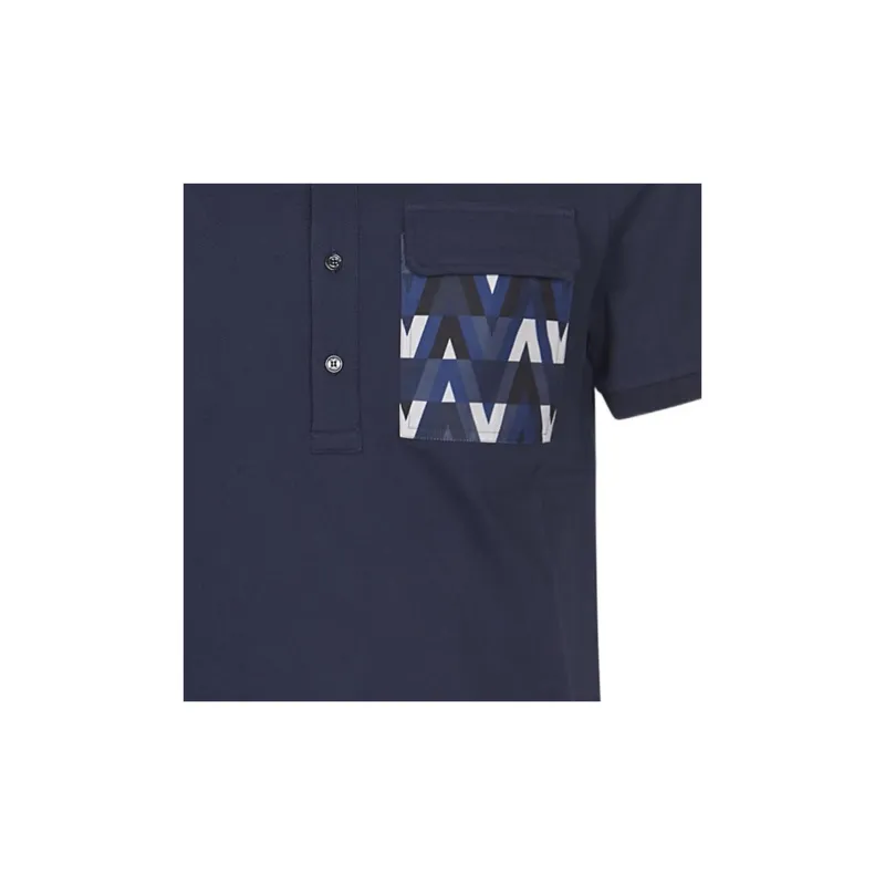 Valentino Polo Shirt Men's Dark Blue-6